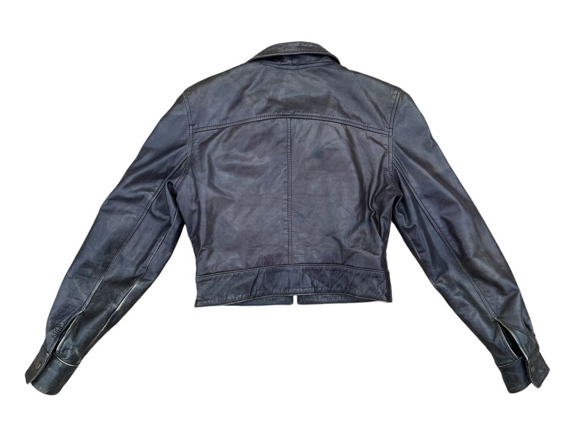 Leather Vintage HIDESIGN Fade Patina Leather Jacket Cropped Size US S / EU 44-46 / 1 - 6 Thumbnail
