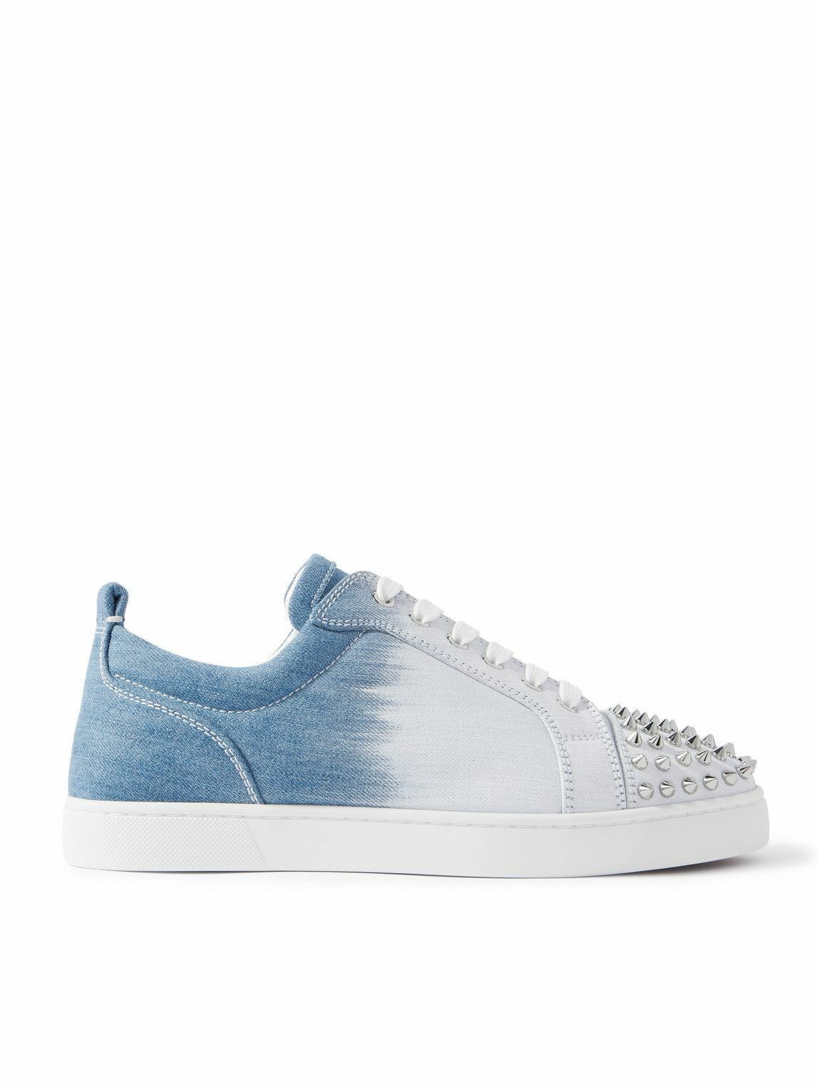 Christian Louboutin o1s1wg111025 Sneakers in White & Blue Size US 10 / EU 43 - 2 Thumbnail