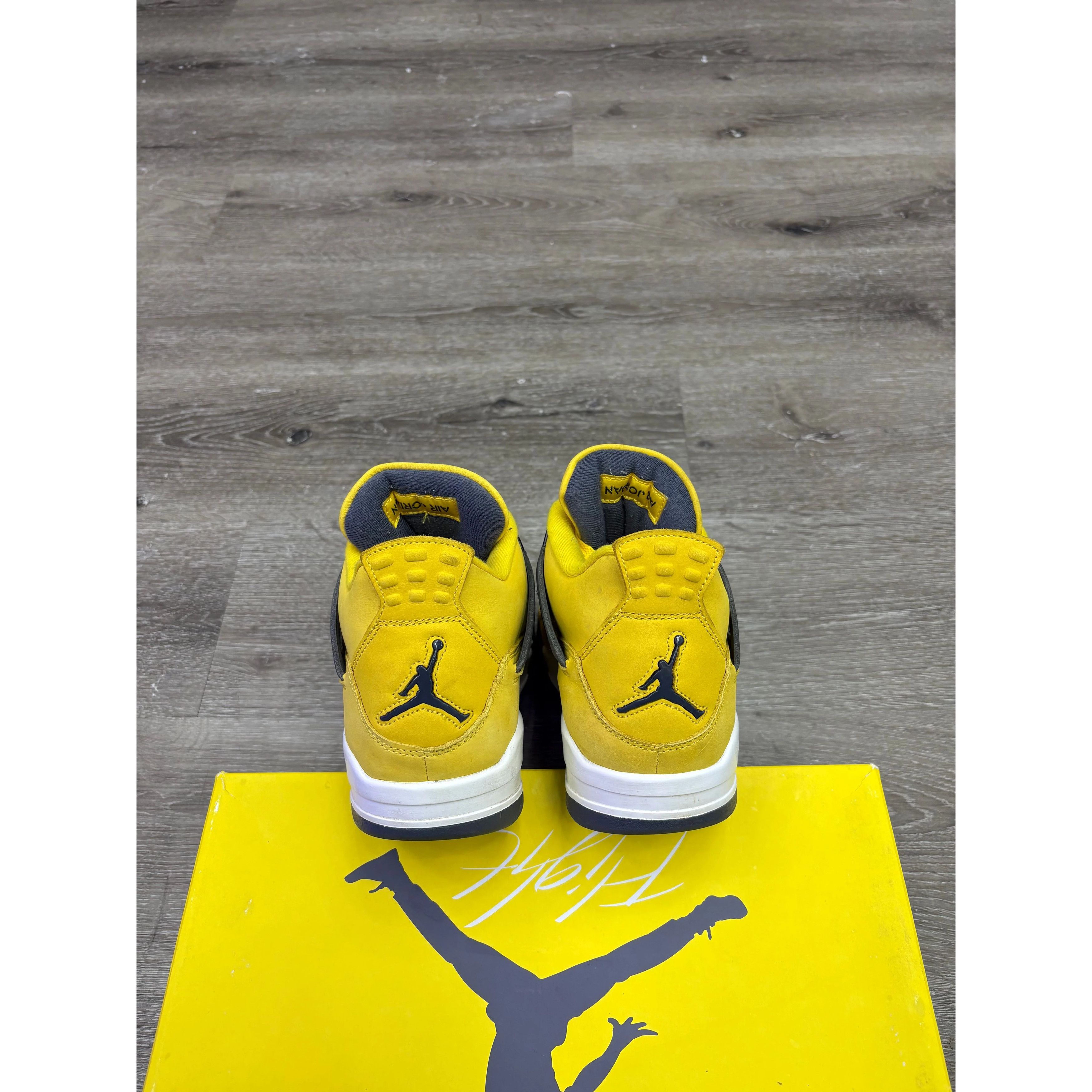 Jordan Brand Air Jordan 4 Retro "Lightning" (2021) **PRE-OWNED** Size US 7 / EU 40 - 5 Thumbnail