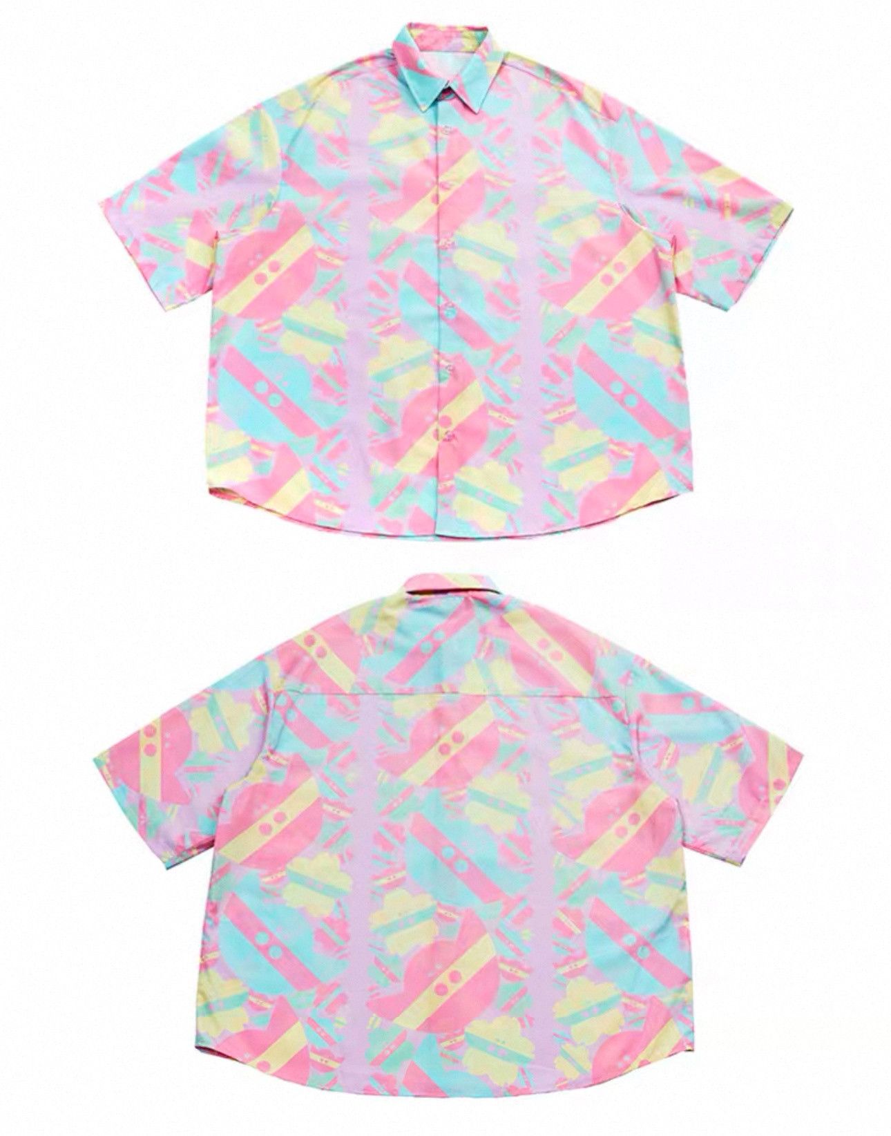 Other Graffiti Button Up Short Sleeve Shirt Size US M / EU 48-50 / 2 - 3 Thumbnail