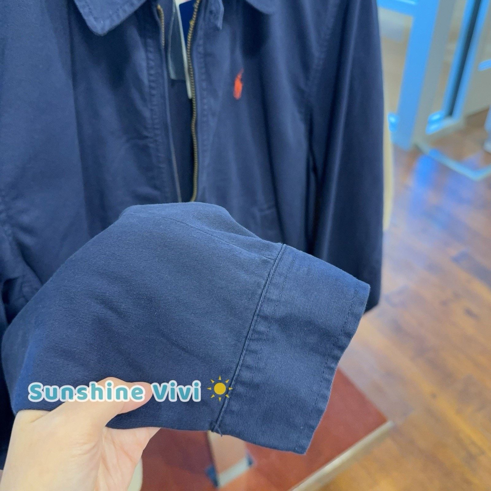 Polo Ralph Lauren NWT Polo Ralph Lauren Women's Cotton Twill JACKET Navy small Size S / US 4 / IT 40 - 5 Thumbnail
