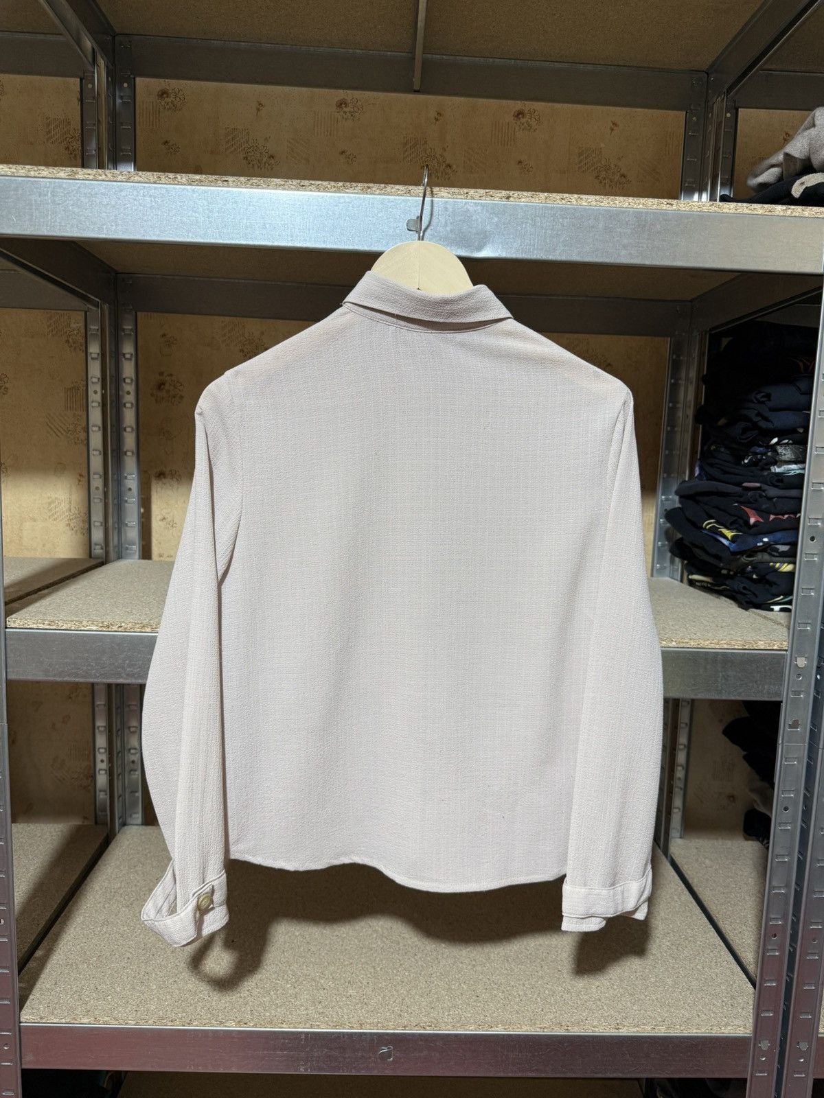 Celine × Designer Rare Luxury Vintage Button Blouses Celine Street Fashion Size L / US 10 / IT 46 - 2 Thumbnail