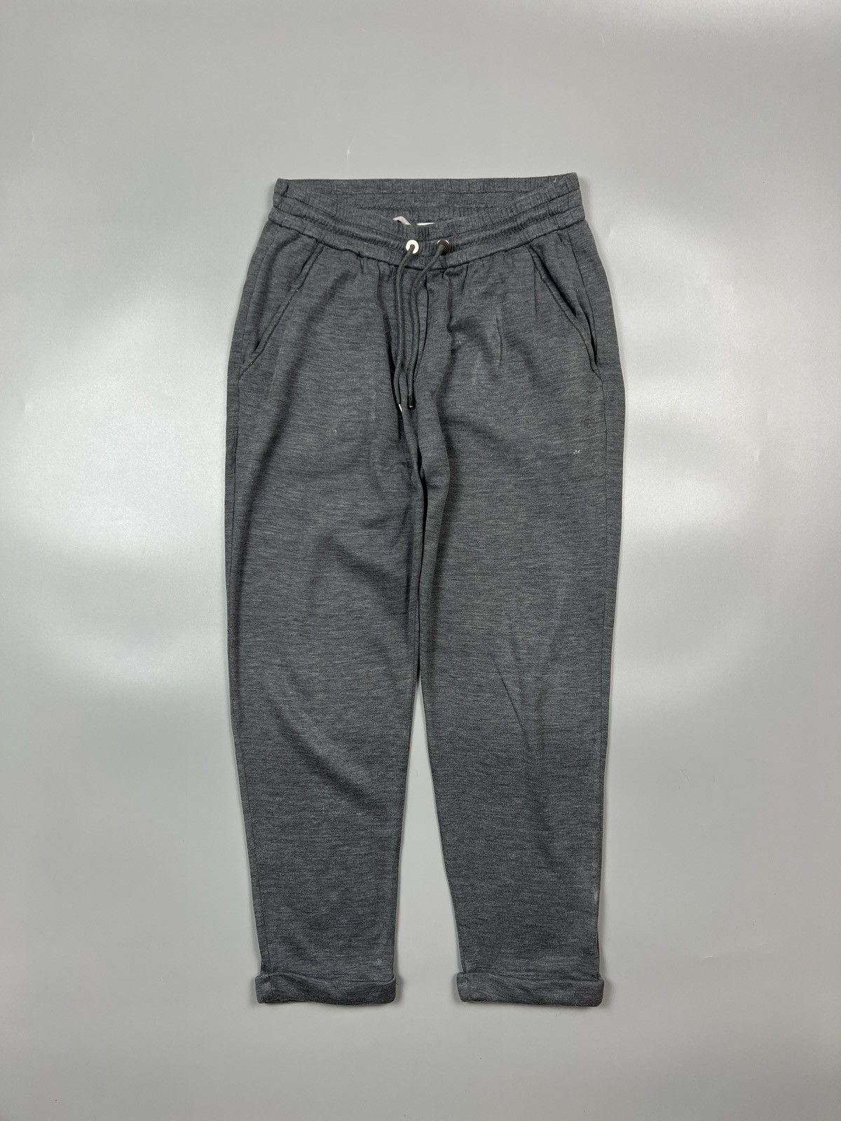 Brunello Cucinelli Brunello Cucinelli Cotton Sweatpants (Y0374) Size 25" / US 0 / IT 36 - 1 Thumbnail