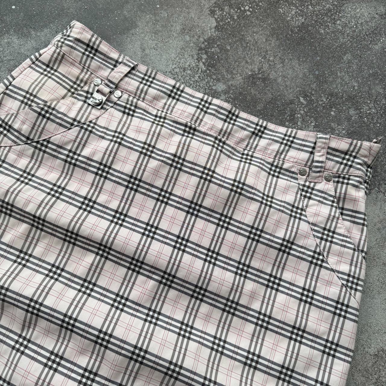 Hysteric Glamour × Japanese Brand × Vintage Amazing 2000’s Aesthetic Pink Nova Check Skirt Size 32" / US 10 / IT 46 - 3 Thumbnail
