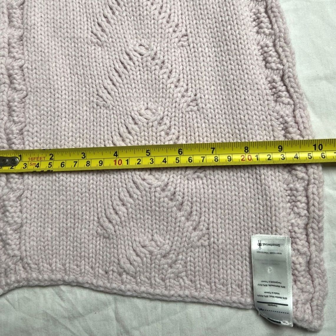 Smartwool SmartWool Scarf Women Pink Knitted Light Pink Pre-Owned Condition Size ONE SIZE - 3 Thumbnail