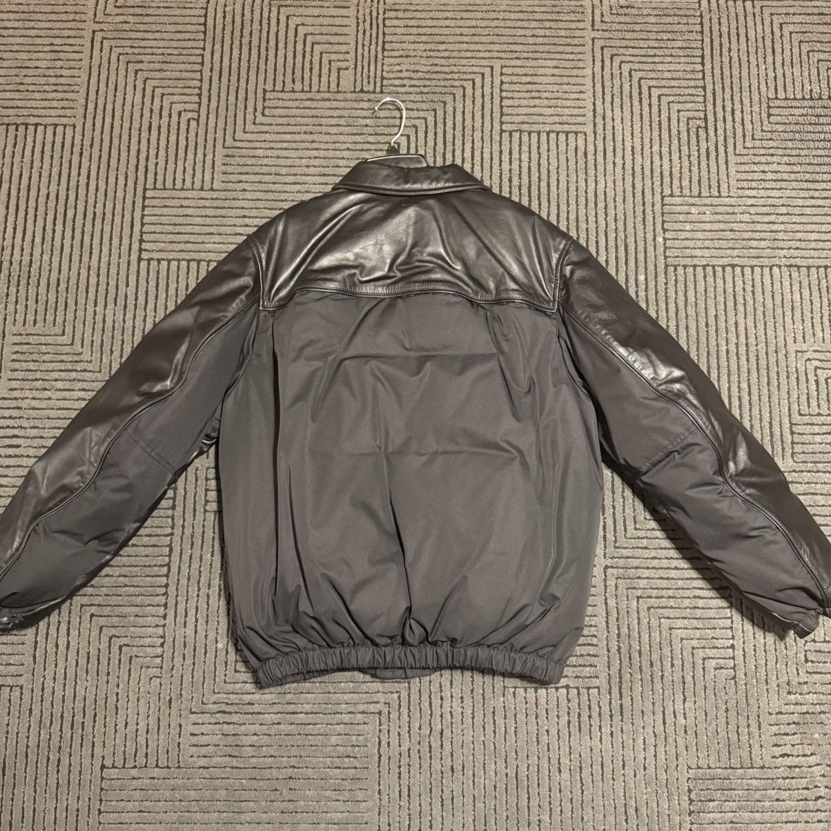 Calvin Klein Calvin Klein Studio Leather puffer jacket Sz M Size US M / EU 48-50 / 2 - 2 Thumbnail