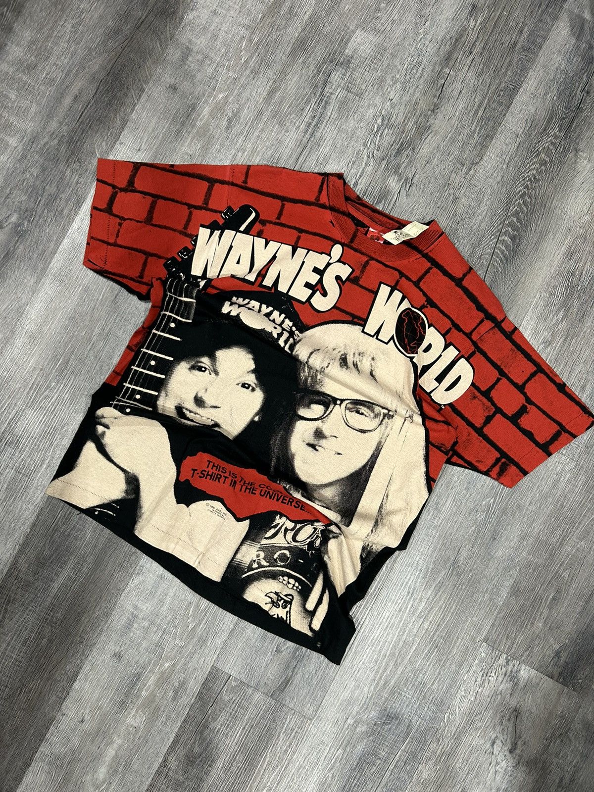 Band Tees × Vintage Vintage Wayne’s World Shirt Size US XL / EU 56 / 4 - 1 Thumbnail