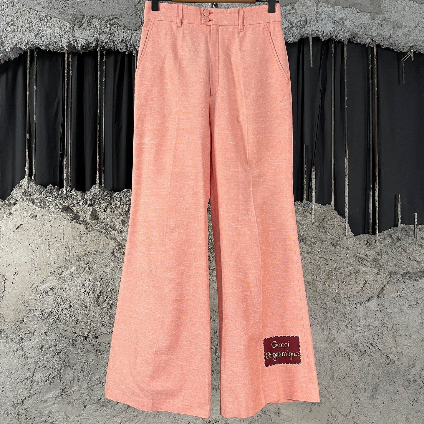 Gucci Gucci Orgasmique Patch Wide Leg Pants Size 36 Size 25" / US 0 / IT 36 - 1 Thumbnail