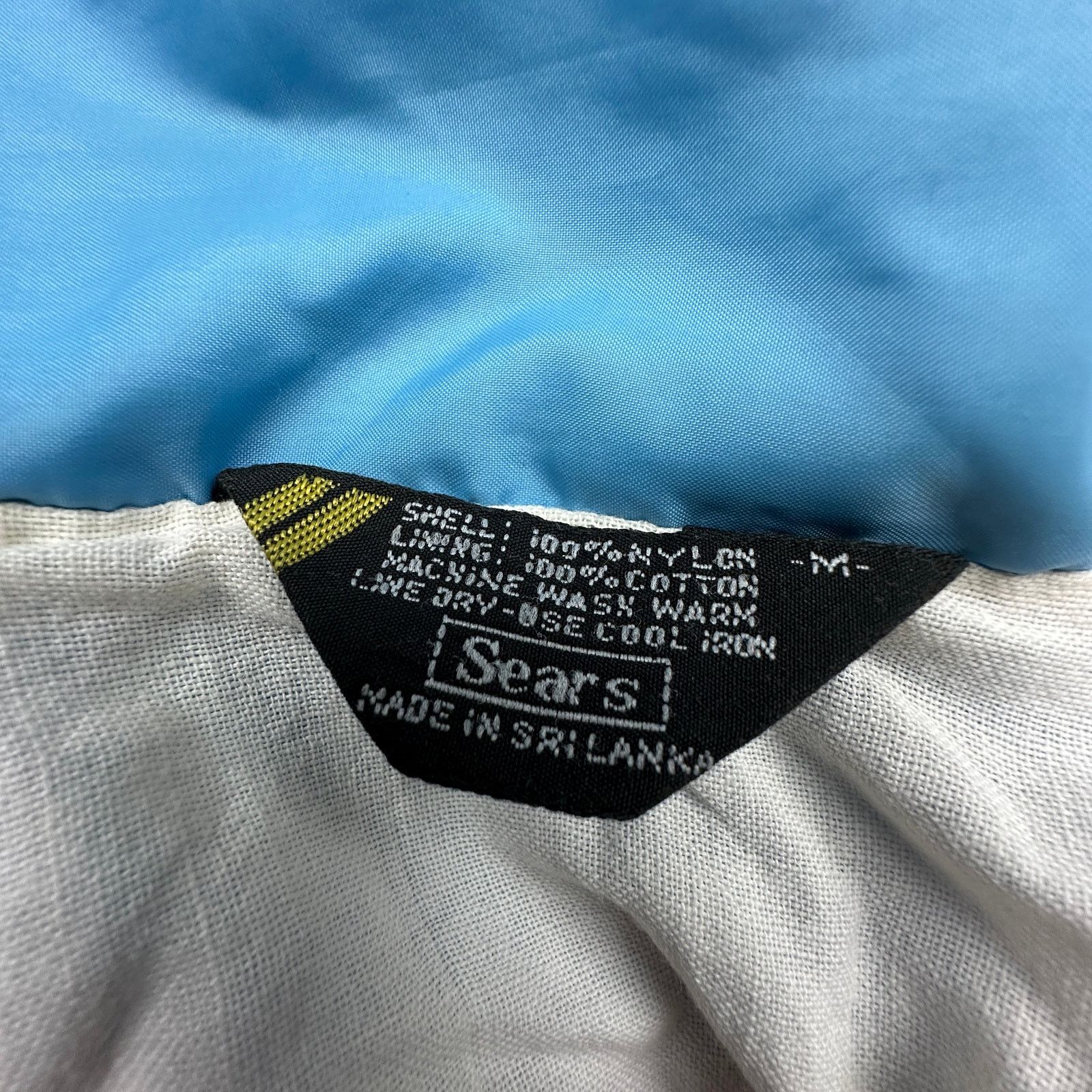Sears Vintage 70s Sears Windbreaker Coaches Jacket Men Large Blue Size US L / EU 52-54 / 3 - 3 Thumbnail
