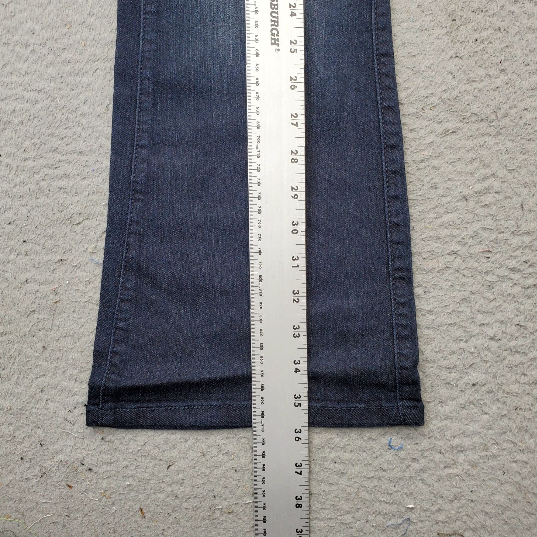 Torrid Torrid Bootcut Jeans Womens XS Blue Denim Dark Wash Pull-On Flat Front Size 26" / US 2 / IT 38 - 3 Thumbnail
