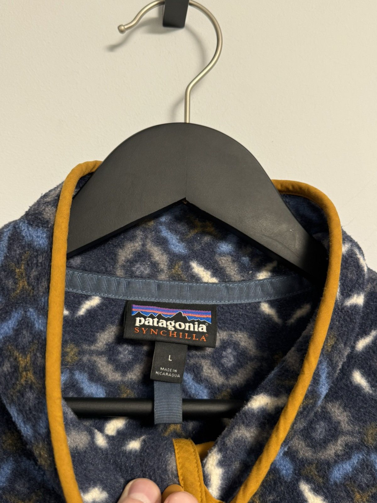 Patagonia Mens Patagonia Synchilla Aztec Snap-T Fleece Pullover Size US L / EU 52-54 / 3 - 10 Thumbnail