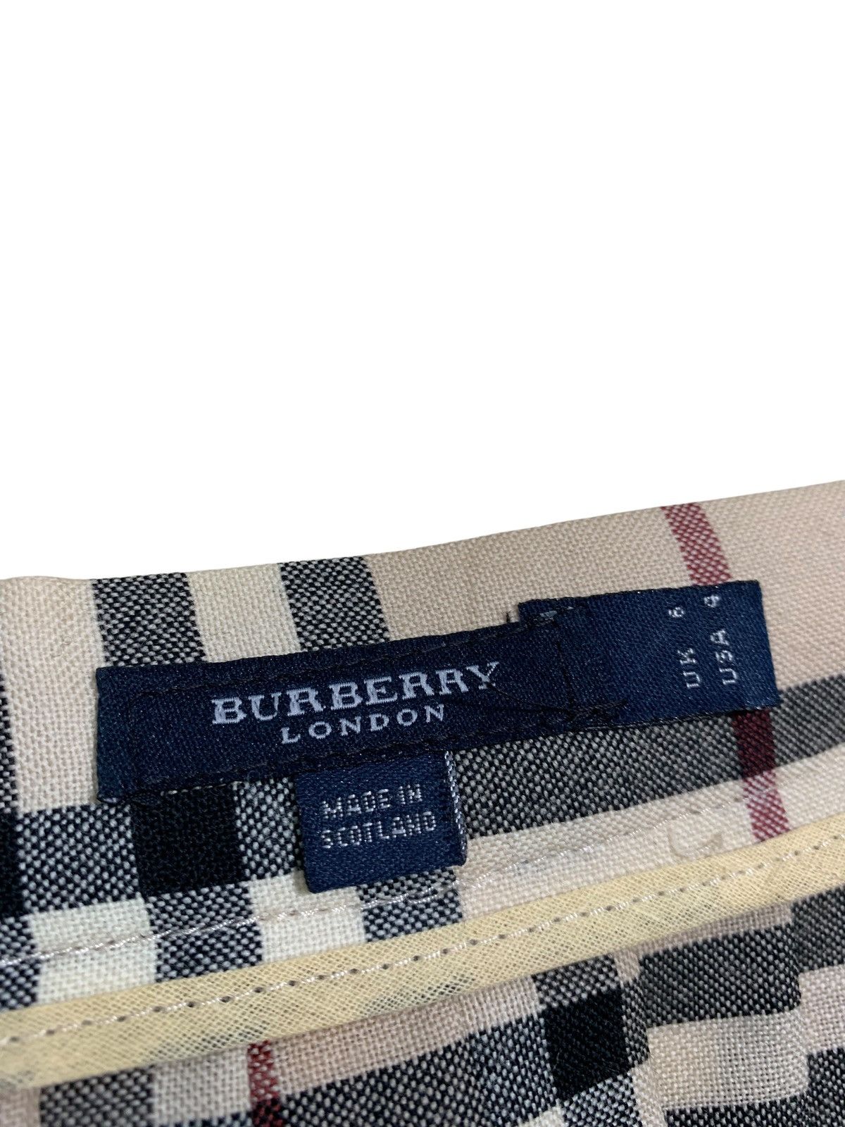 Burberry 🔥BURBERRY NOVACHECK MINI SKIRTS WOOL Size 25" / US 0 / IT 36 - 6 Thumbnail