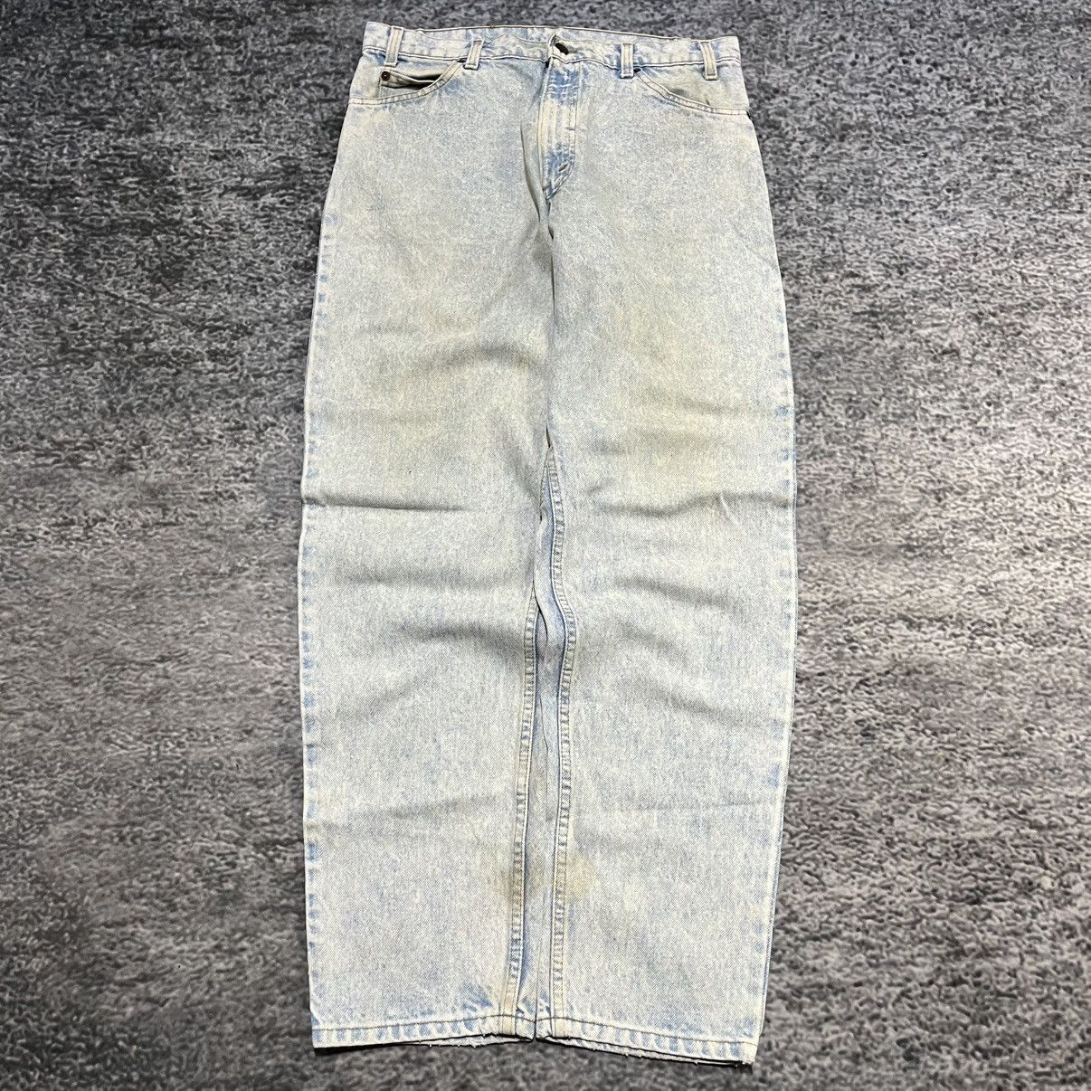 Levi's Vintage 90s Levi's Orange Tab Jeans Faded Light Blue Denim Size US 32 / EU 48 - 2 Thumbnail