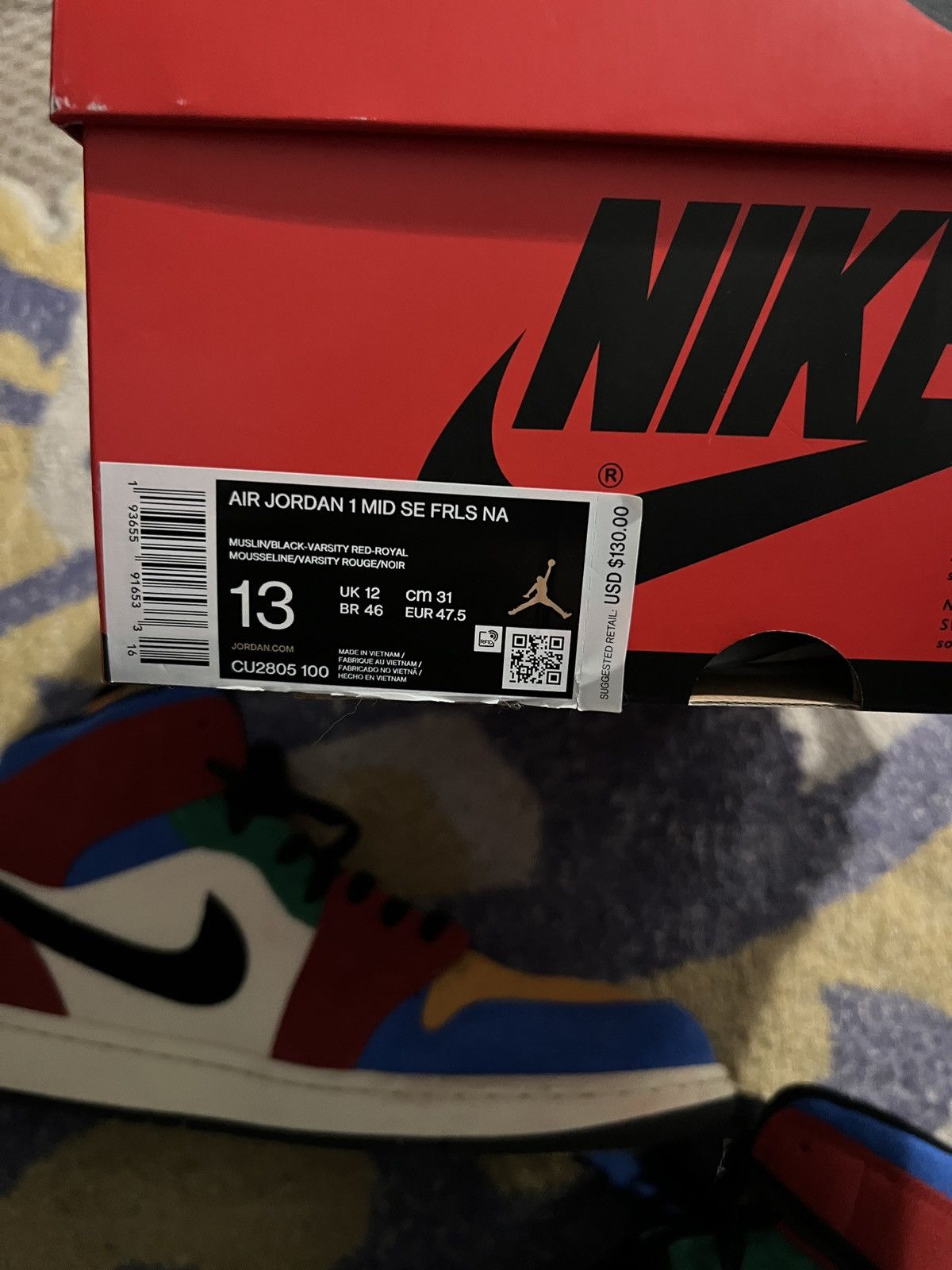 Jordan Brand Jordan 1 mid size 13 Size US 13 / EU 46 - 3 Thumbnail