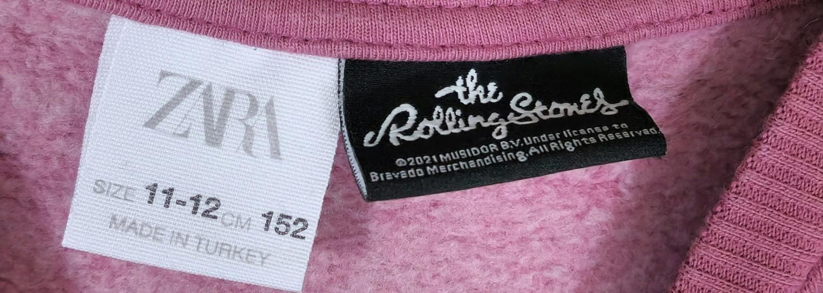 Zara Zara x The Rolling Stones Sweatshirt Dress Size 11/12#7 Size ONE SIZE - 2 Thumbnail