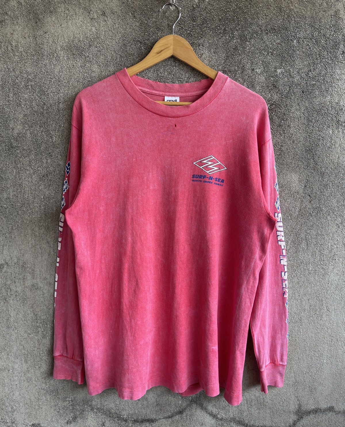 Sun Surf Vintage 90s Thrashed Sun Faded🔥SURF Hawaii🔥Long Sleeve Tee Size US L / EU 52-54 / 3 - 2 Thumbnail