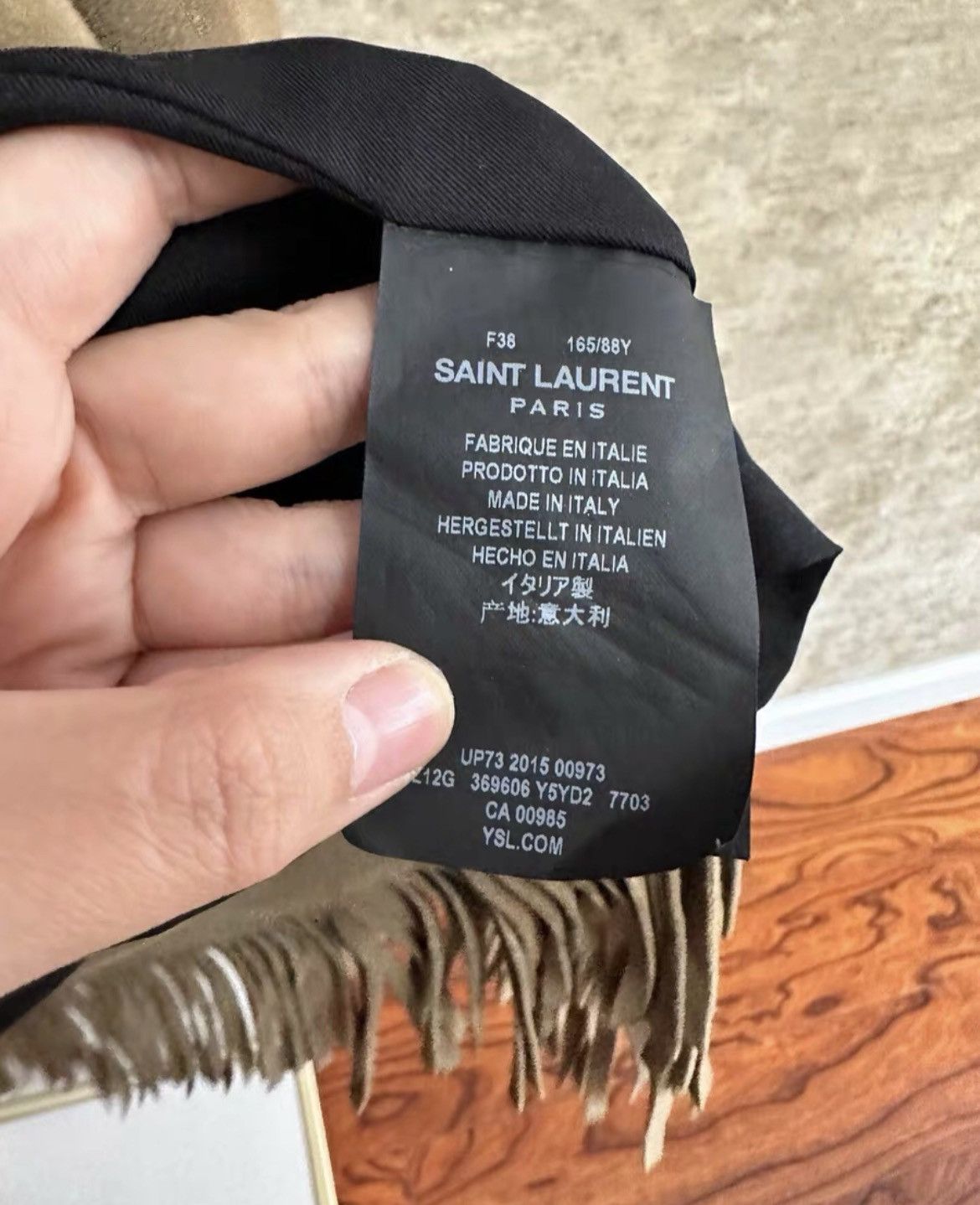Saint Laurent Paris Saint Laurent Brown jacket Size US M / EU 48-50 / 2 - 4 Thumbnail