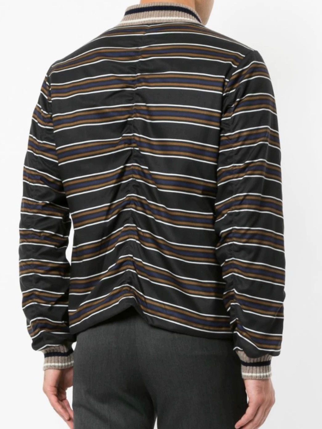 Undercover Undercover stripe zip up bomber back twisted 9/10 Size US L / EU 52-54 / 3 - 7 Thumbnail