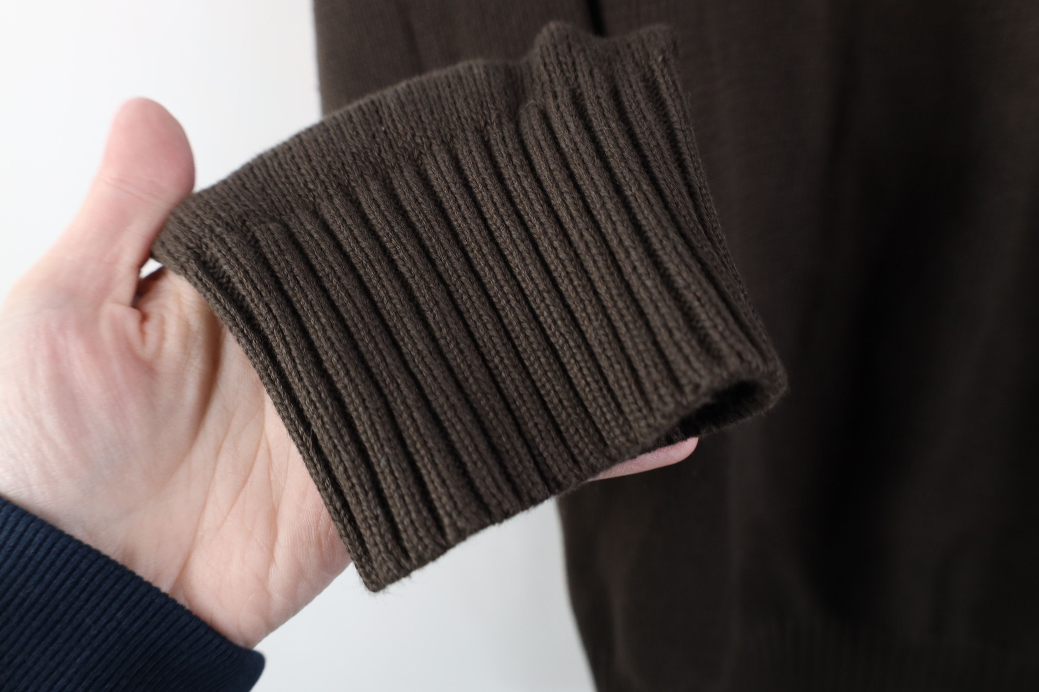 Eddie Bauer Vintage Eddie Bauer Cotton Ribbed Knit Henley Sweater Brown Size US M / EU 48-50 / 2 - 7 Thumbnail