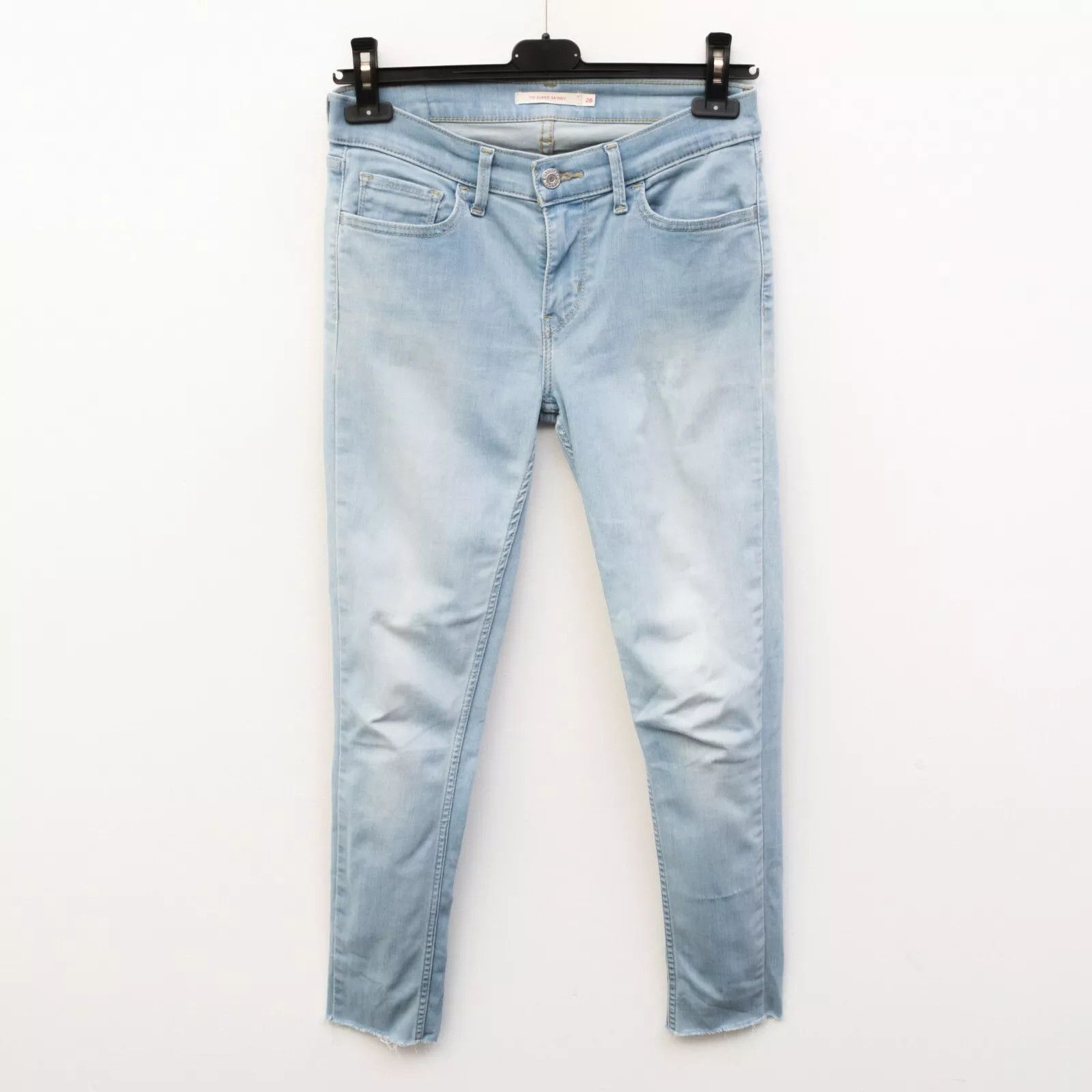 Levi's STRAUSS Women's 710 Super Skinny Mid Rise Jeans W28 L32 Size 28" / US 6 / IT 42 - 1 Thumbnail