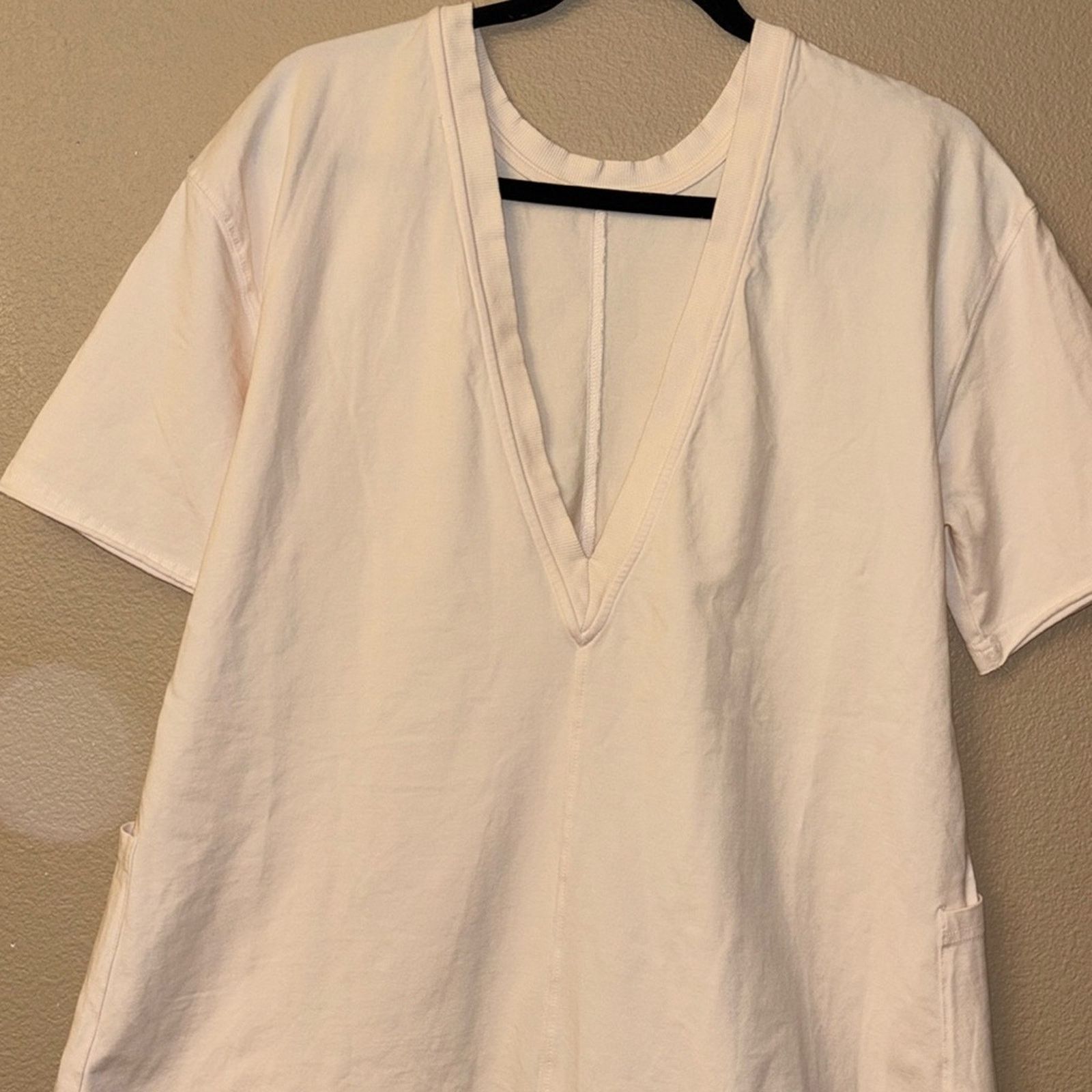 Free People NEW FREE PEOPLE MOVEMENT Hot Shot Tee Romper Shorts XS Ivory Size 26" / US 2 / IT 38 - 11 Thumbnail