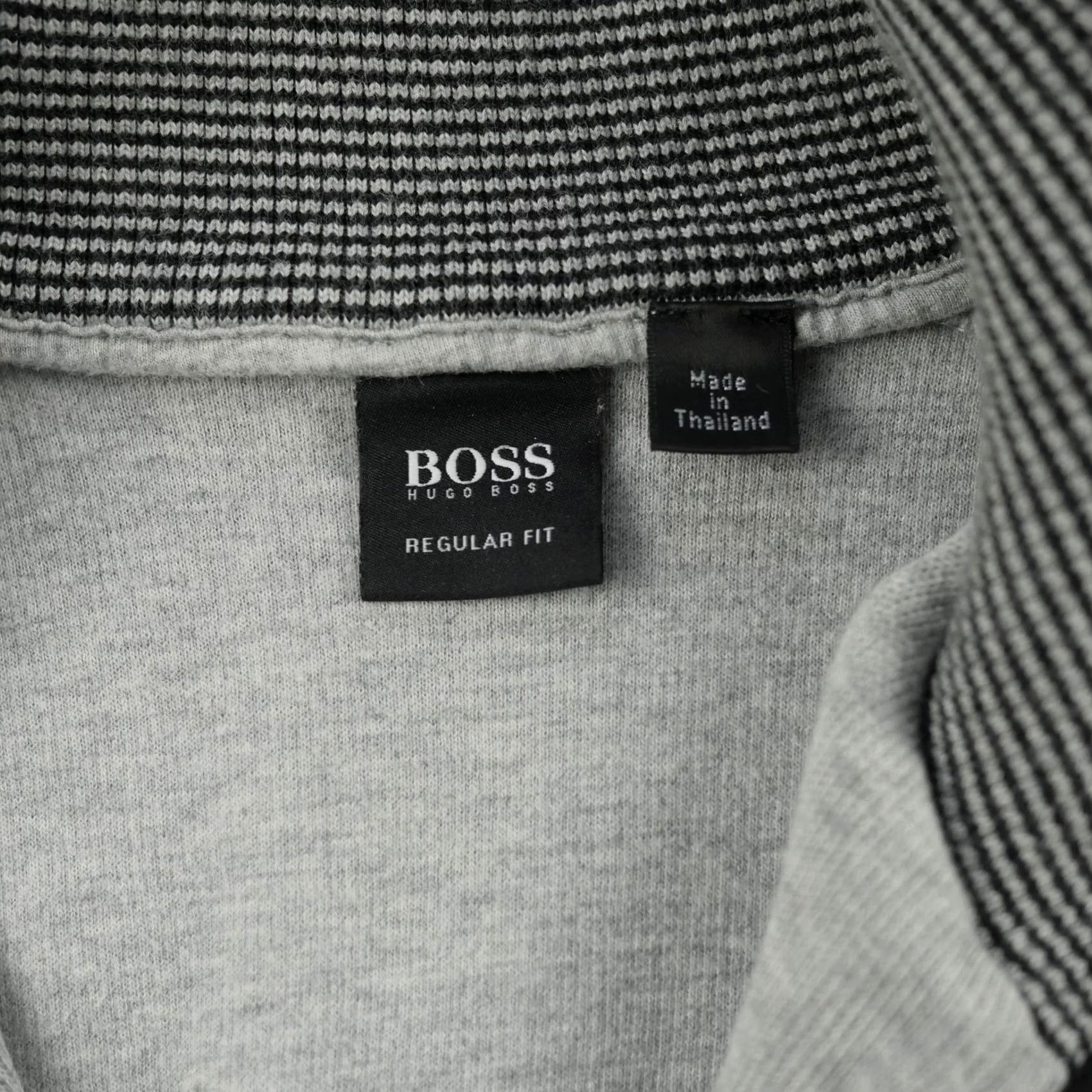 Hugo Boss BOSS Hugo Boss Sweater Mens XL Gray Mock Neck Pullover Size US XL / EU 56 / 4 - 5 Thumbnail