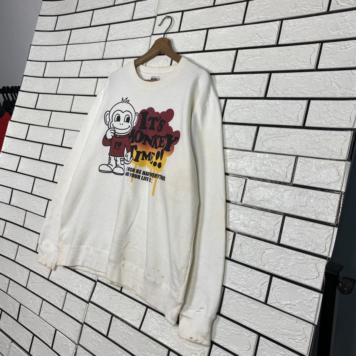 Japanese Brand Vintage Sweatshirt Grass Hither Sportswear Big Logo Size US L / EU 52-54 / 3 - 3 Thumbnail