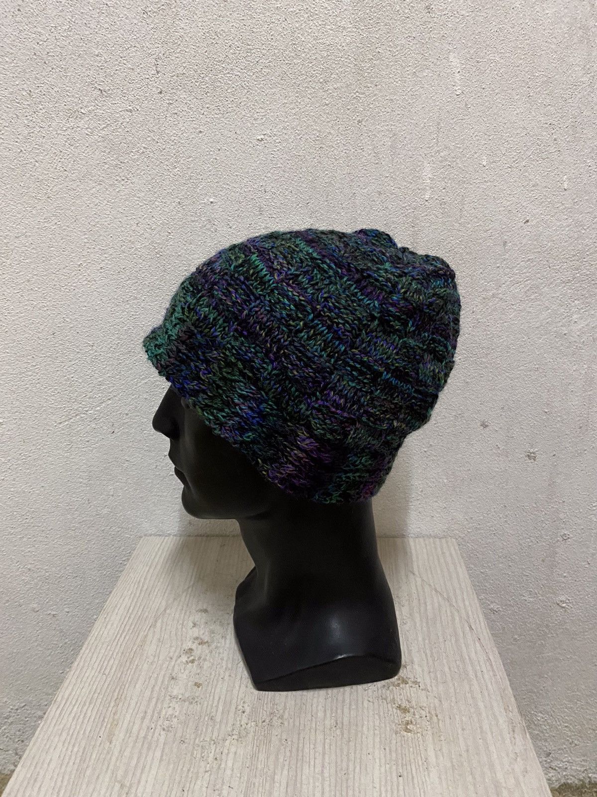 Japanese Brand × Kapital × Vintage Japanese Brand Rare Design Knit Beanie Hat Size ONE SIZE - 3 Thumbnail