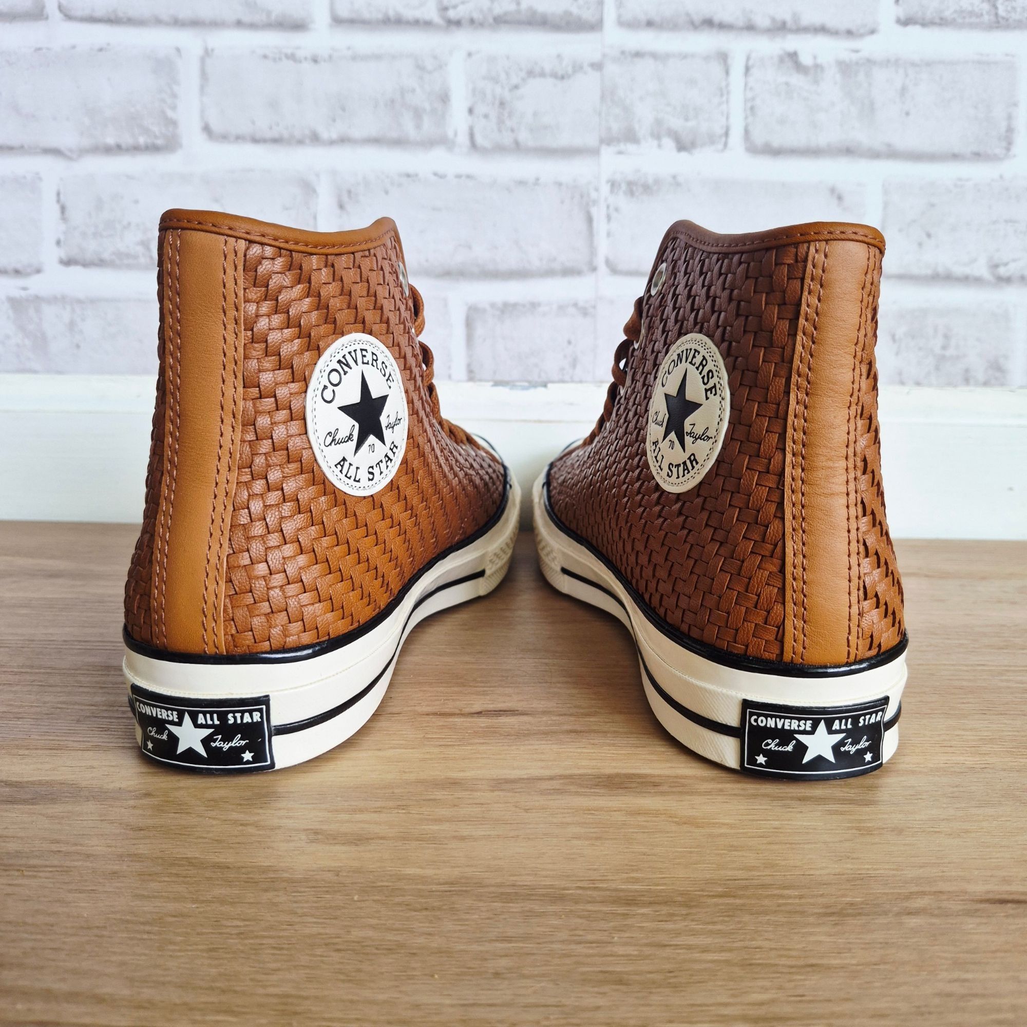 Converse ⭐Converse Chuck 70 Hi Woven Leather Size 7 Men's shoes Sneak Size US 7 / EU 40 - 4 Thumbnail