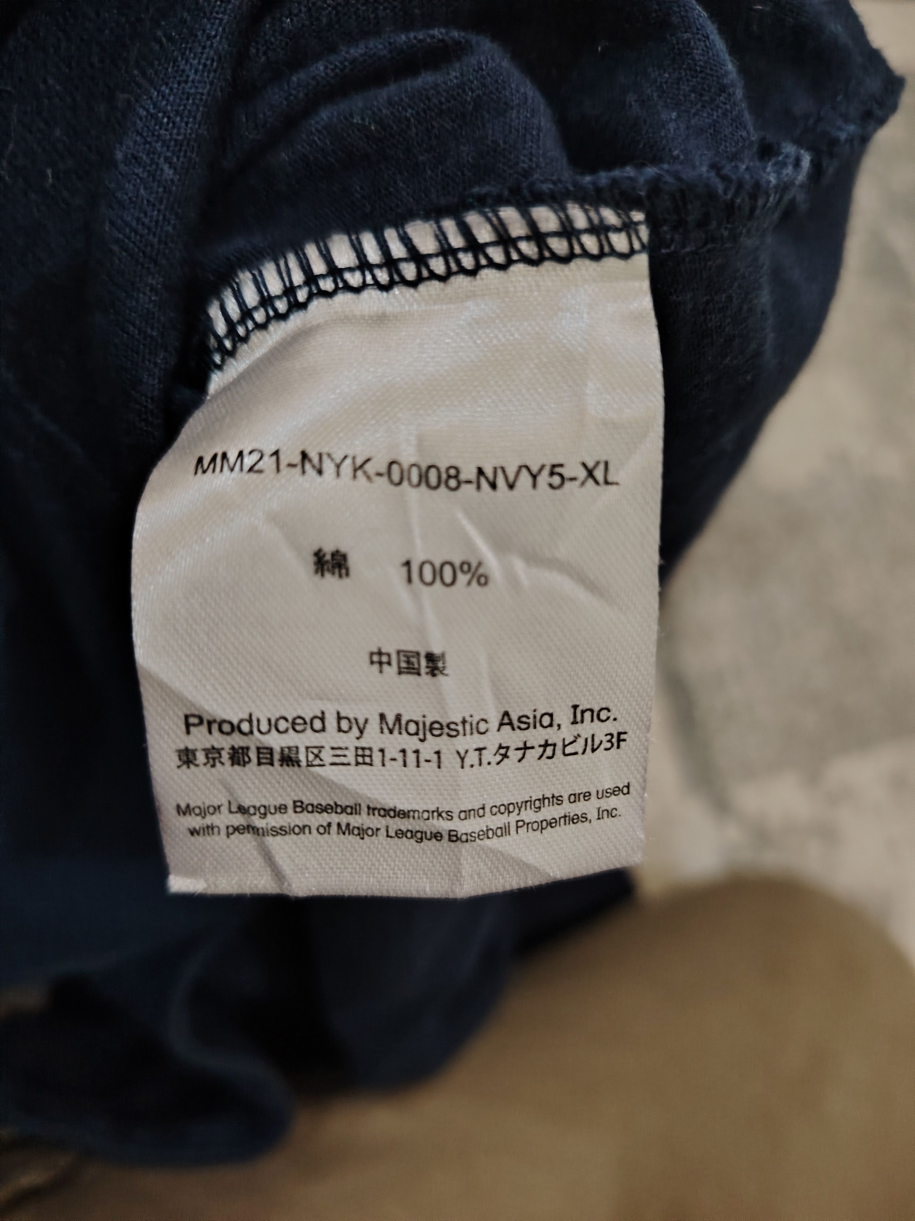 Majestic NY majestic tshirt button up Size US XL / EU 56 / 4 - 3 Thumbnail