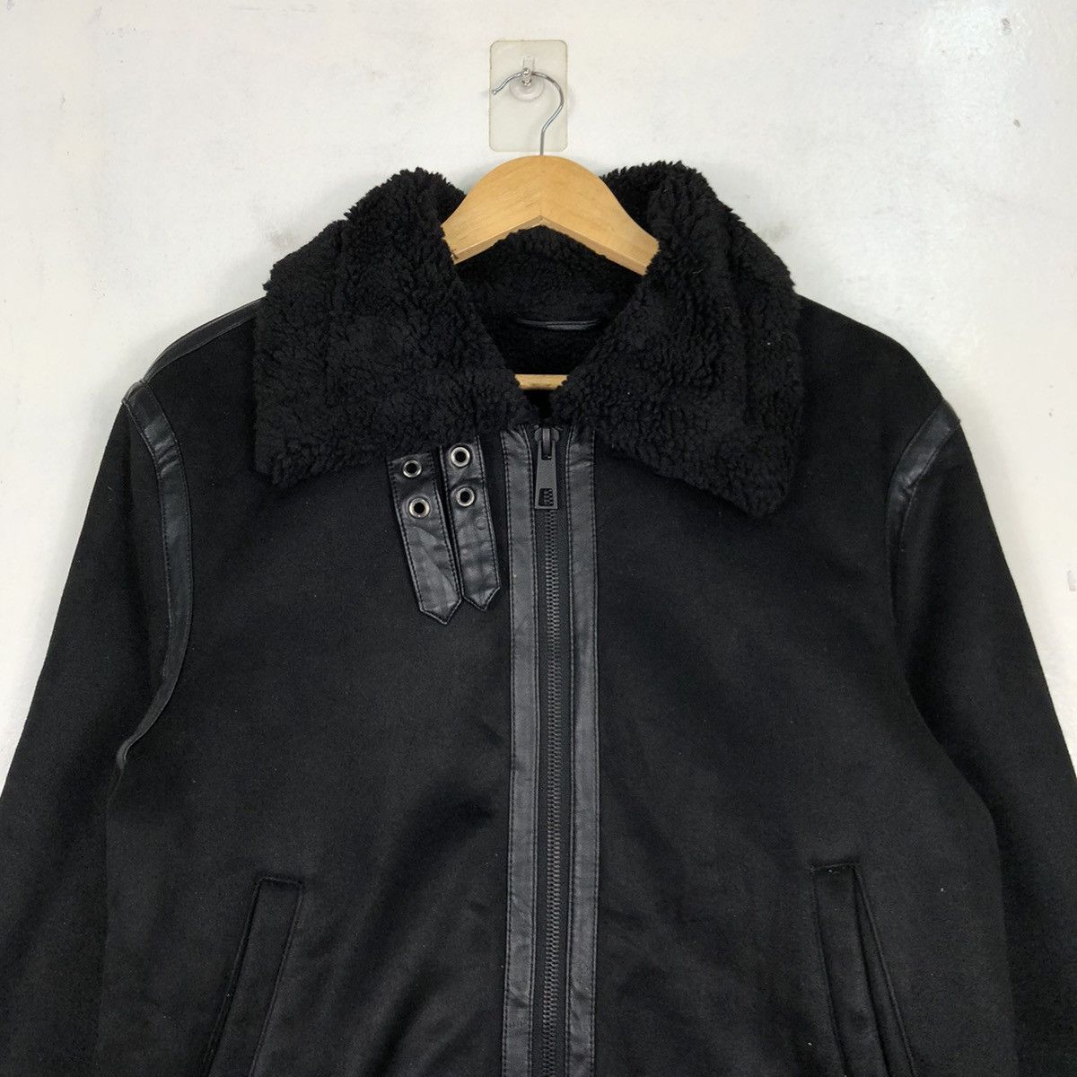 Other × Zara Sherpa Sherling Sheepskin Style Jackets Size US S / EU 44-46 / 1 - 2 Thumbnail