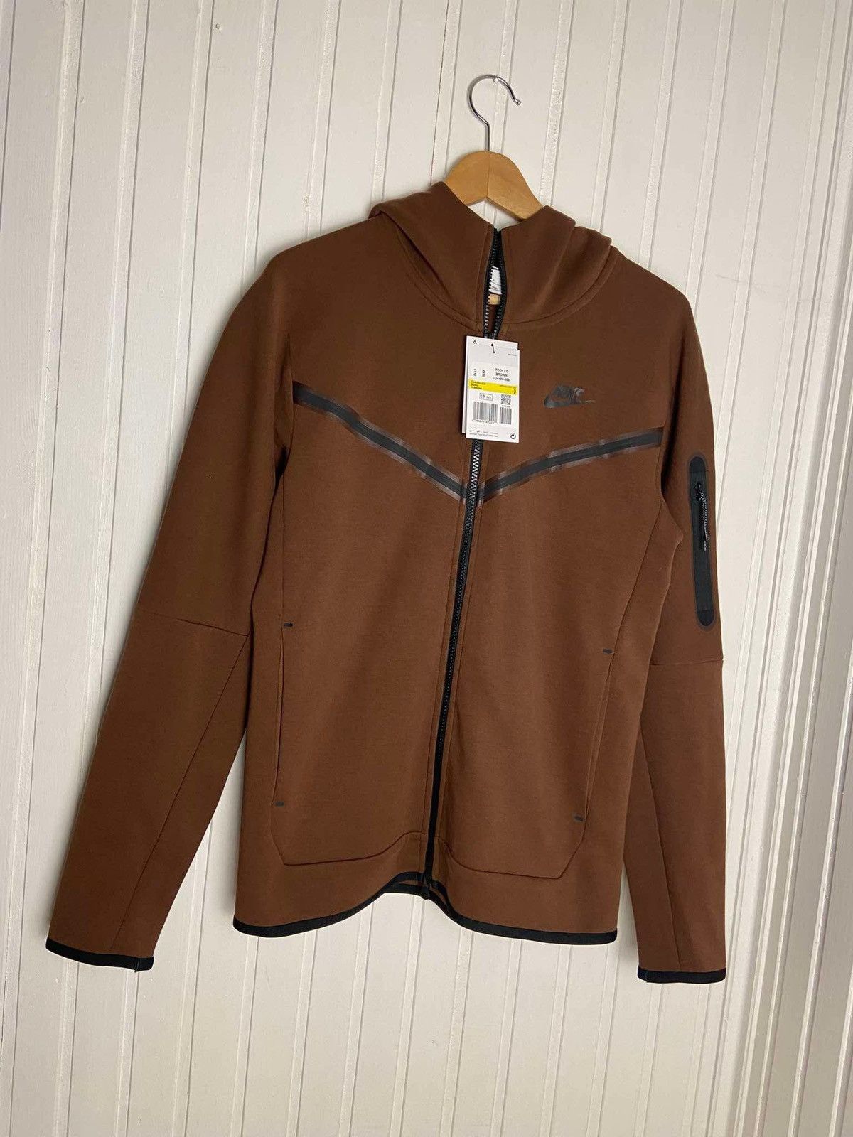 Nike New Nike Tech Fleece Full-Zip Hoodie Cacao Wow size S Size US S / EU 44-46 / 1 - 1 Thumbnail