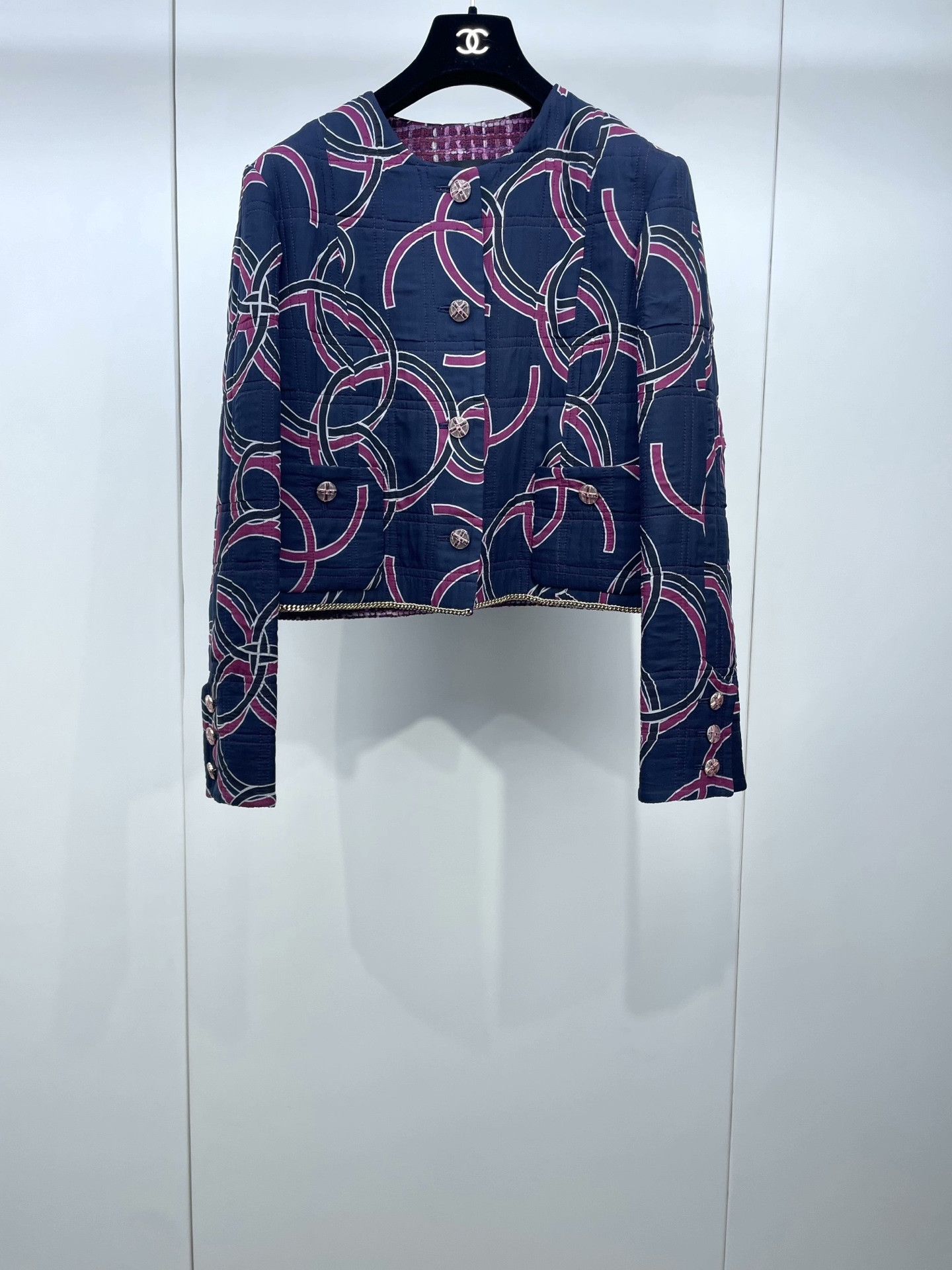 Chanel Chanel 23S Graffiti Logo Coat Size S / US 4 / IT 40 - 1 Thumbnail