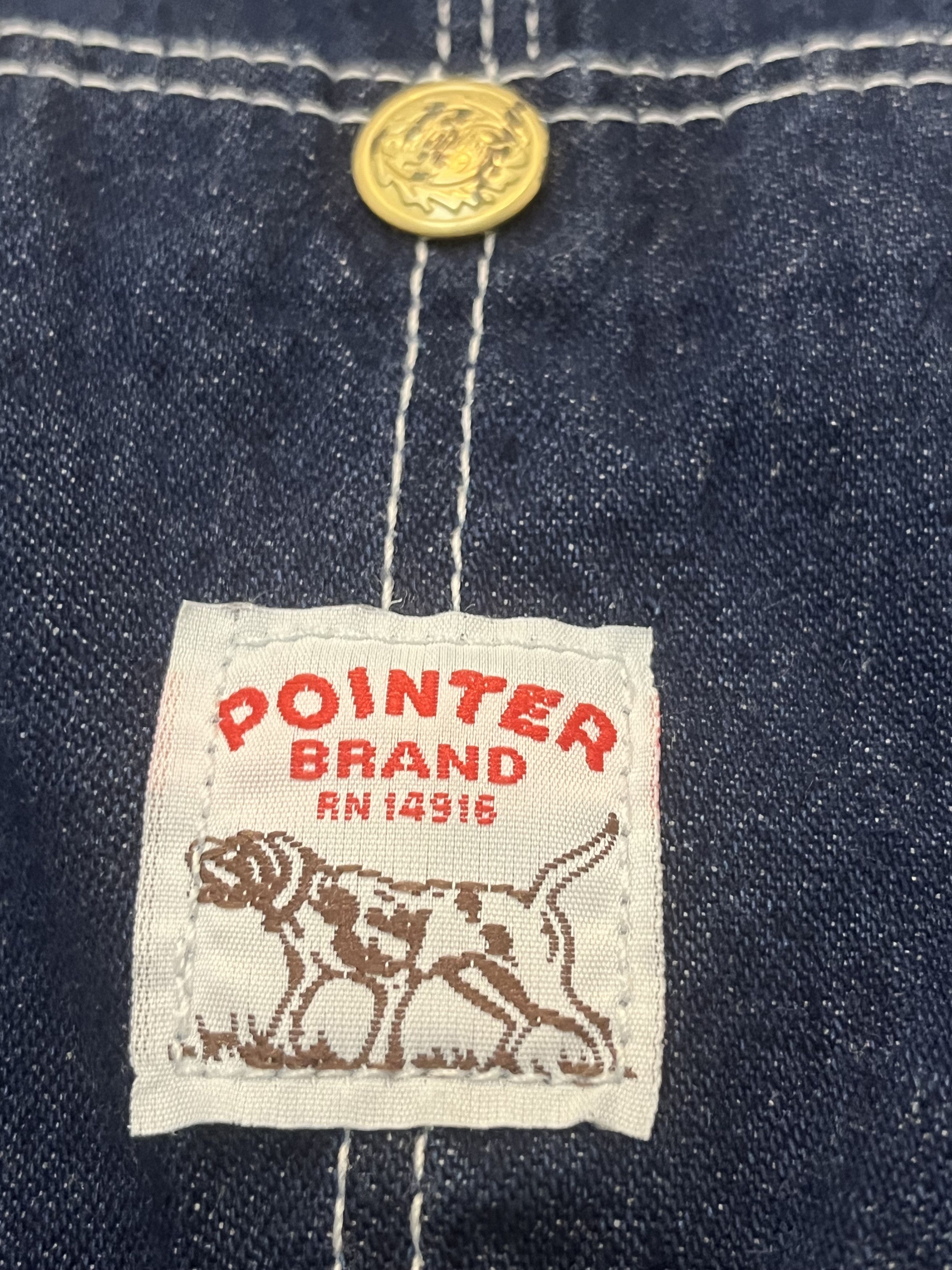 Pointer × Vintage Vintage Pointer Brand Overalls with Green Stitching Size US 28 / EU 44 - 3 Thumbnail