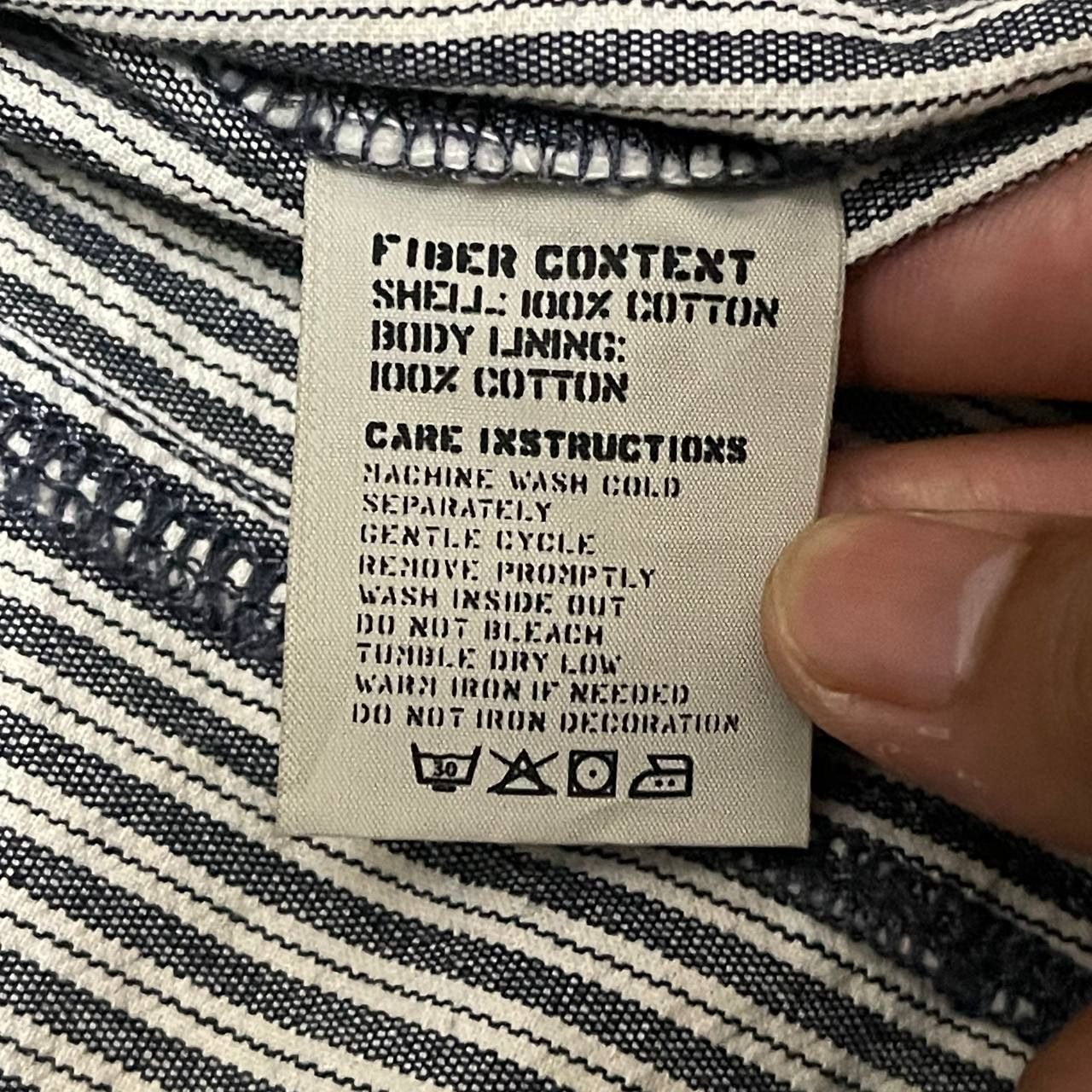 Triple 5 Soul Vintage Triple 5 Soul Hickory Stripe Multi Pocket Jacket Size US M / EU 48-50 / 2 - 11 Thumbnail