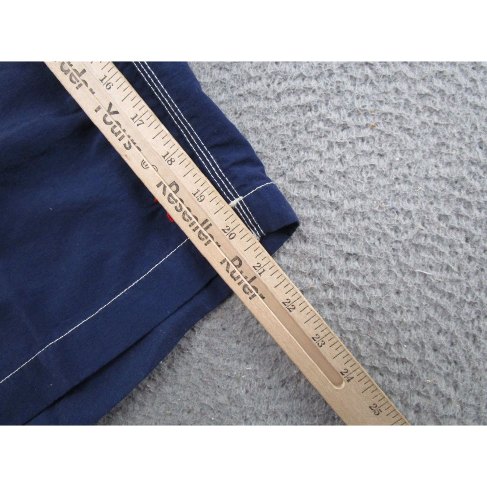 Polo Ralph Lauren VINTAGE Polo Ralph Lauren Swim Trunks Board Shorts Mens L Blue Navy Blue Poly Blend Drawstring Pockets Quick Dry Logo Beach Size US L / EU 52-54 / 3 - 7 Thumbnail