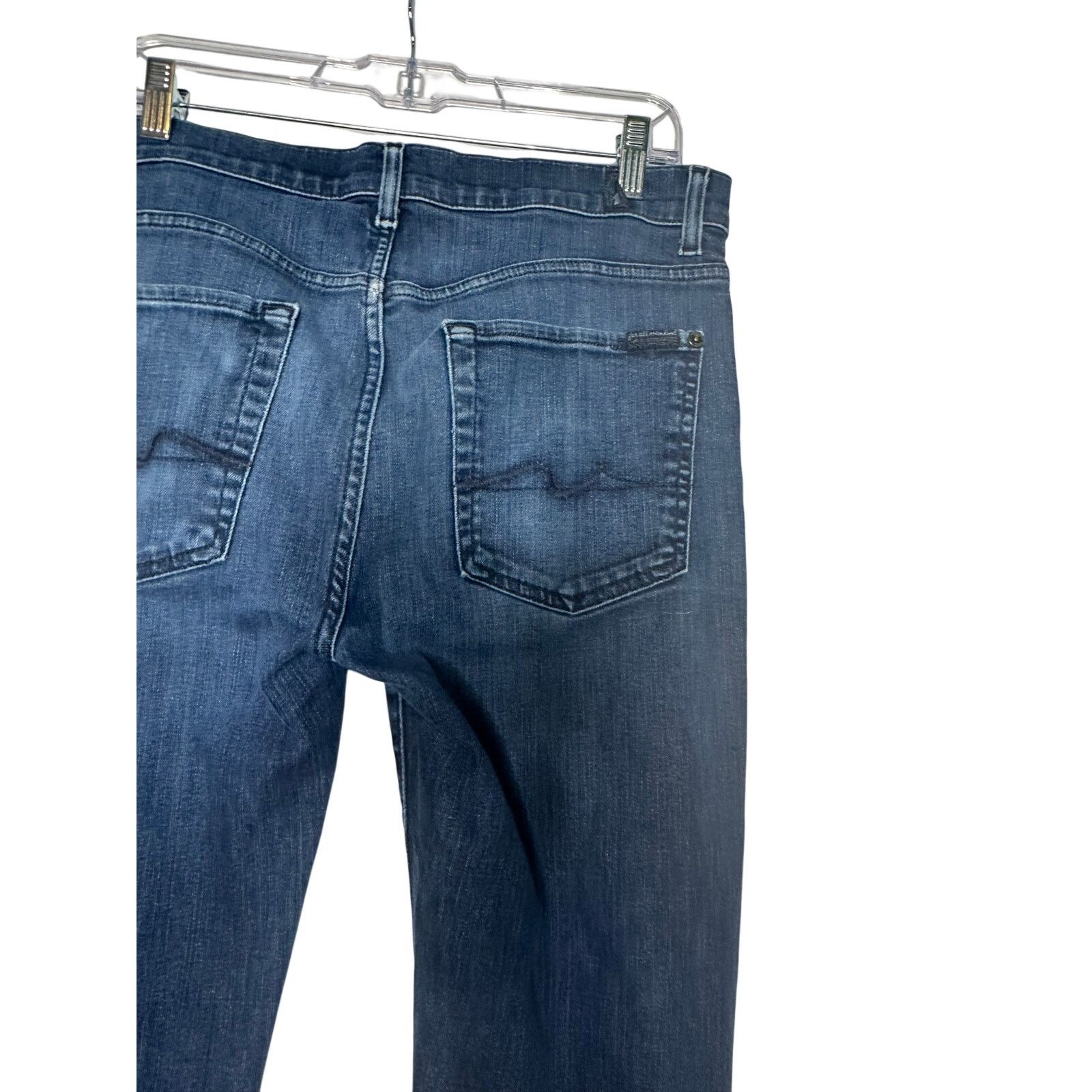7 For All Mankind 7 for all Mandkind Slimmy distressed blue jeans size 32 Size US 32 / EU 48 - 8 Thumbnail