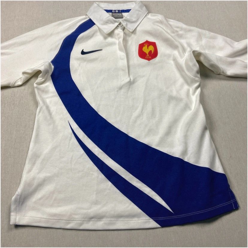 Nike Nike x France Rugby Polo Shirt Size L / US 10 / IT 46 - 2 Thumbnail