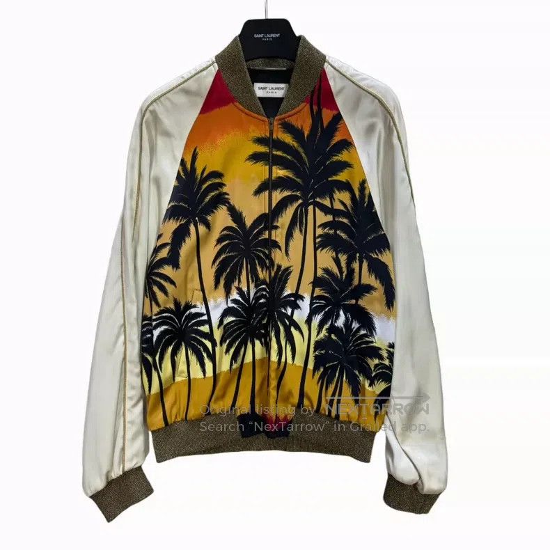 Saint Laurent Paris Saint Laurent Paris Coconut Tree Jacket Size US S / EU 44-46 / 1 - 1 Thumbnail