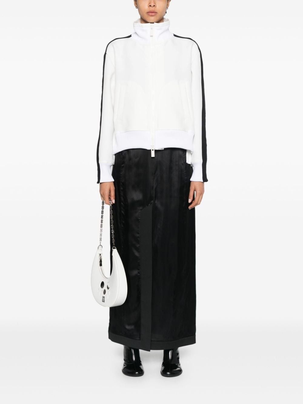 Maison Margiela oc11z0925 Numbers Motif Patch Skirt in Black Size 27" / US 4 / IT 40 - 2 Thumbnail