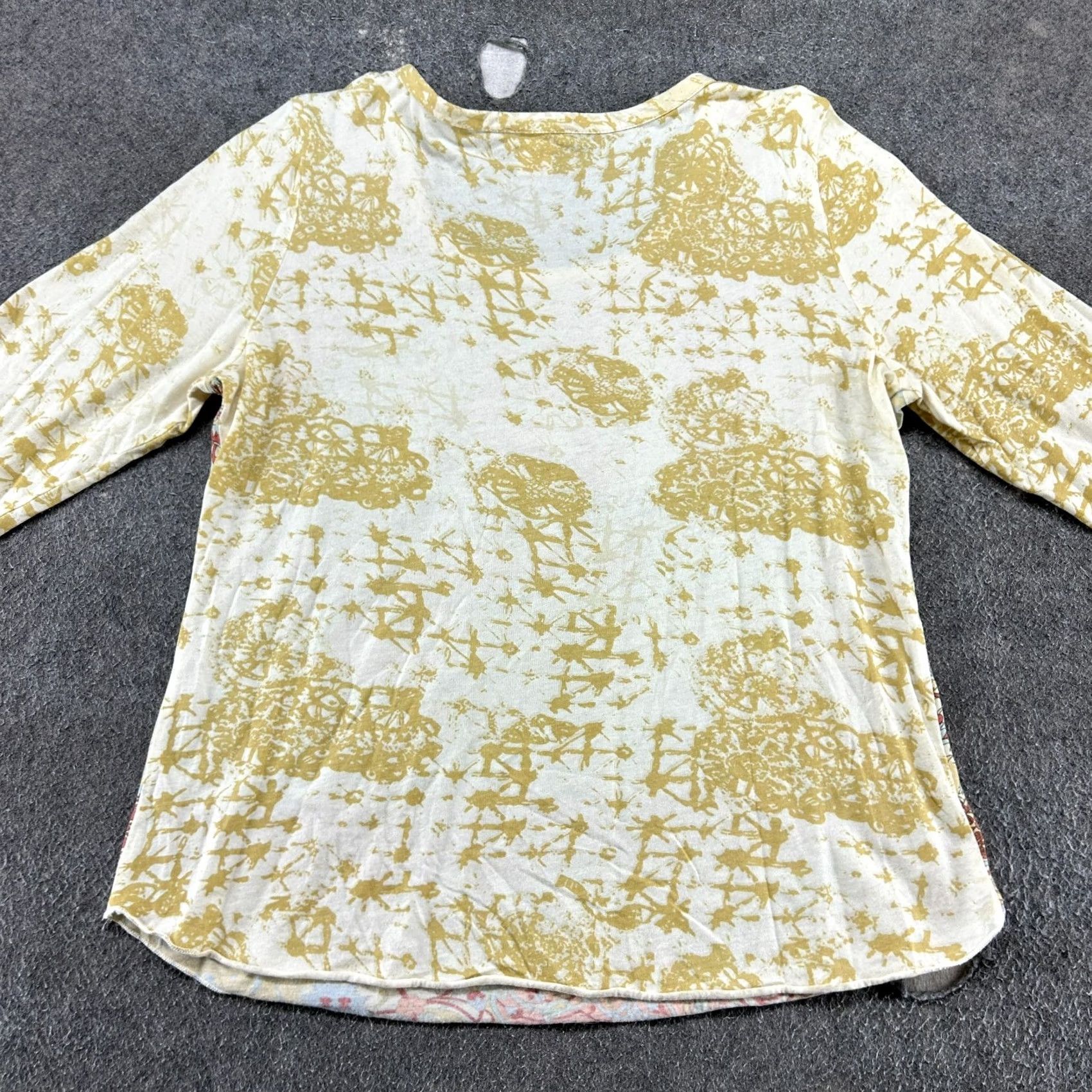 Vintage VINTAGE Sundance Shirt Womens M Yellow Red Floral Embroidered Butterfly Boho Casual Size M / US 6-8 / IT 42-44 - 6 Thumbnail