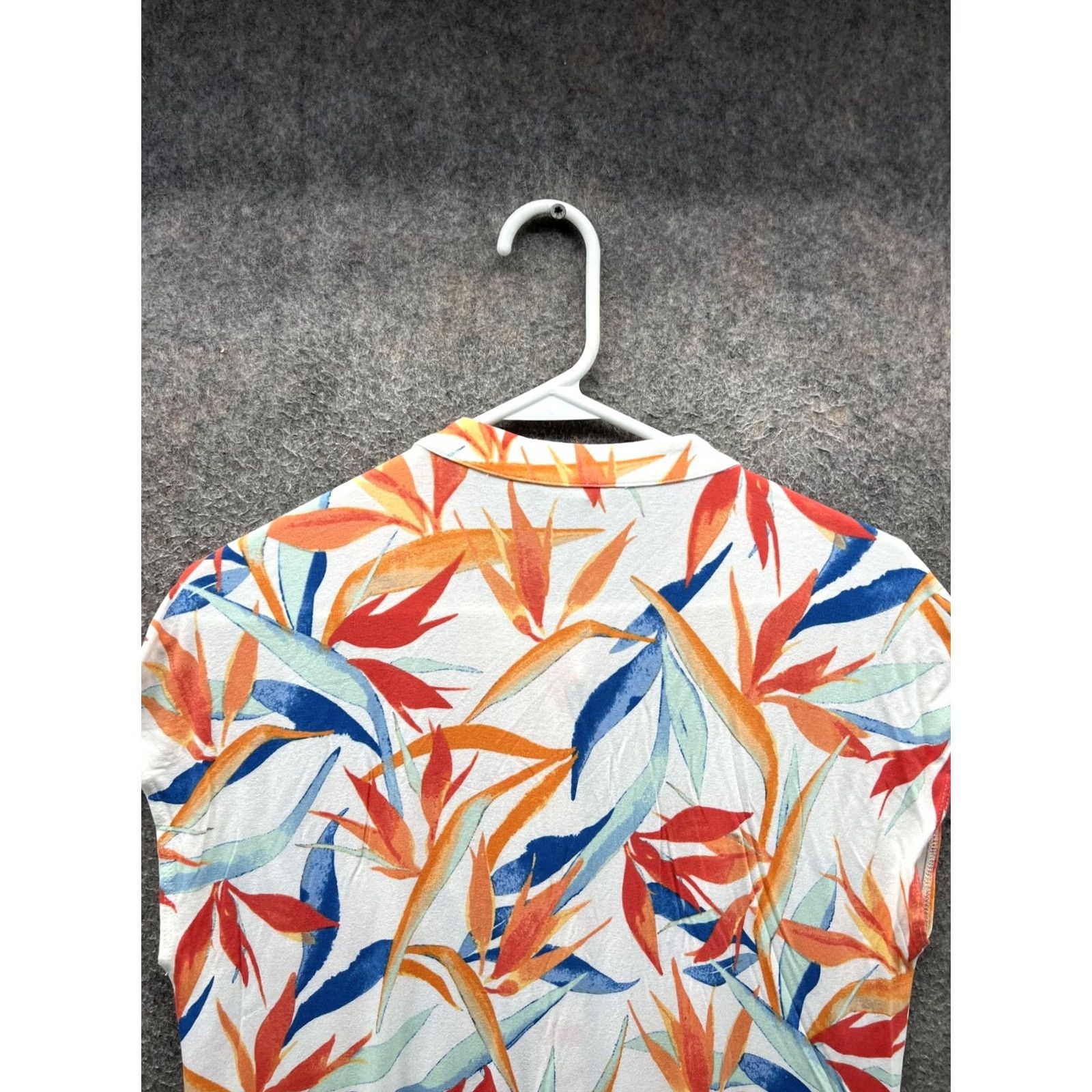 Tommy Bahama Tommy Bahama Shirt Dress Womens Medium Multicolor Floral Henley Cap Sleeve T-Shirt Dress Dress Casual Beach Travel Size M / US 6-8 / IT 42-44 - 7 Thumbnail