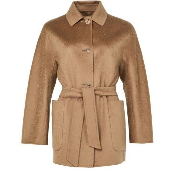 MAX MARA Lembi Brown Cashmere Coat New & Authentic (Women's