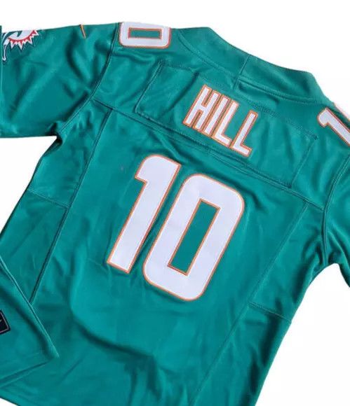 Other YOUTH Tyreek Hill #10 Dolphins FUSE Aqua Sewn Stitched Size US M / EU 48-50 / 2 - 1 Thumbnail