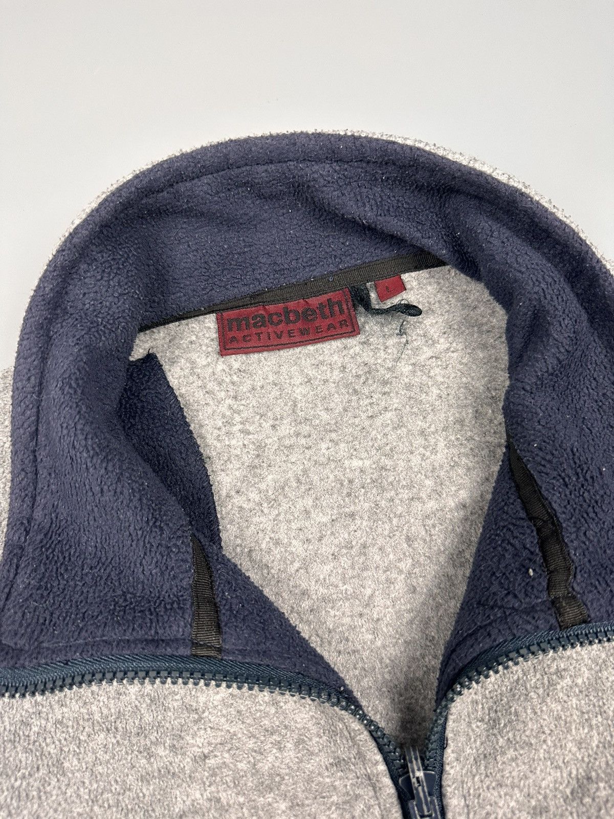 Macbeth × Vintage Vintage Macbeth Active Wear Zipper Up Fleece Size US L / EU 52-54 / 3 - 9 Thumbnail