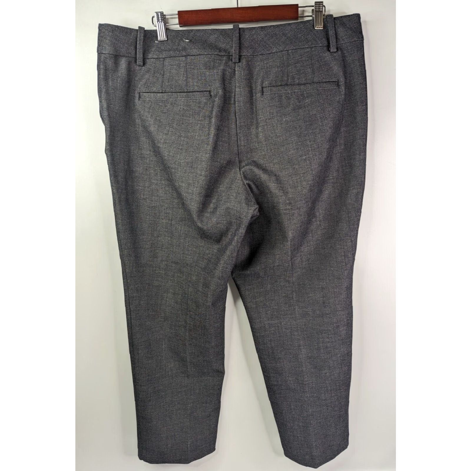 Ann Taylor NWT Ann Taylor Factory Straight Pants Trousers in Modern Size 16 Grey Size 38" / US 16 / IT 52 - 4 Thumbnail