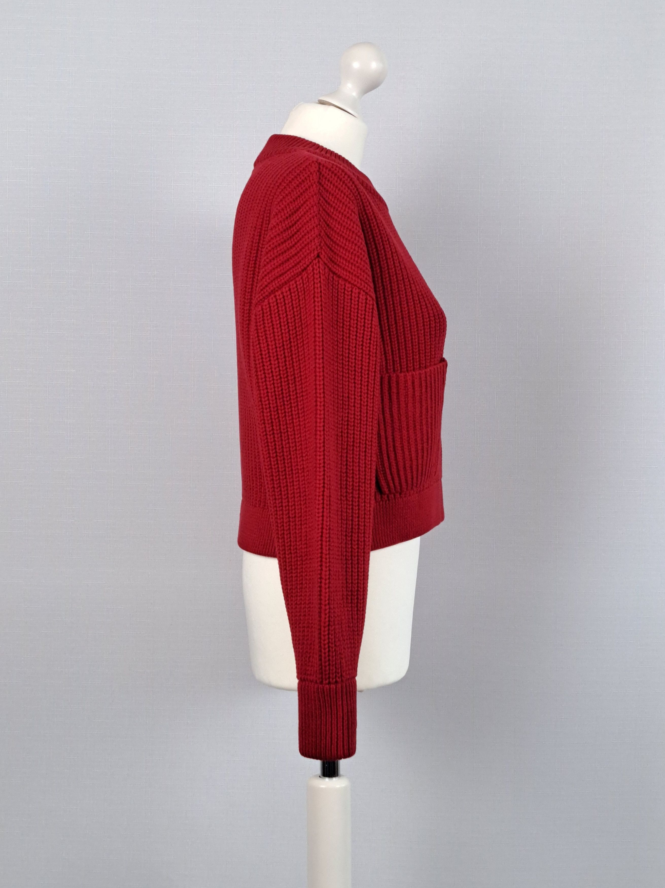 Philosophy di Lorenzo Serafini PHILOSOPHY Di Lorenzo Serafini cropped wool sweater. Size XS / US 0-2 / IT 36-38 - 3 Thumbnail