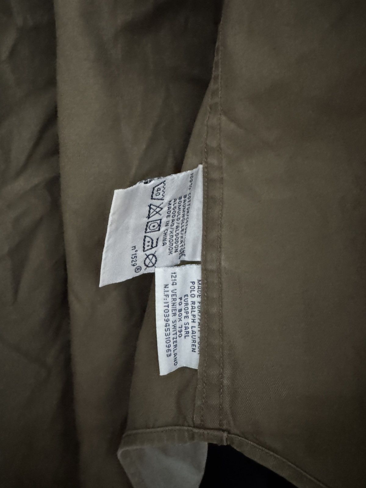 Other rare men's khaki shirt Polo Ralph Lauren Size US M / EU 48-50 / 2 - 7 Thumbnail