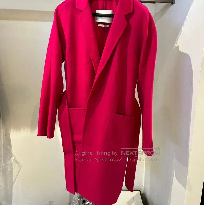 Max Mara MaxMara Pink Wool Ladies Coat . Size M / US 6-8 / IT 42-44 - 8 Thumbnail