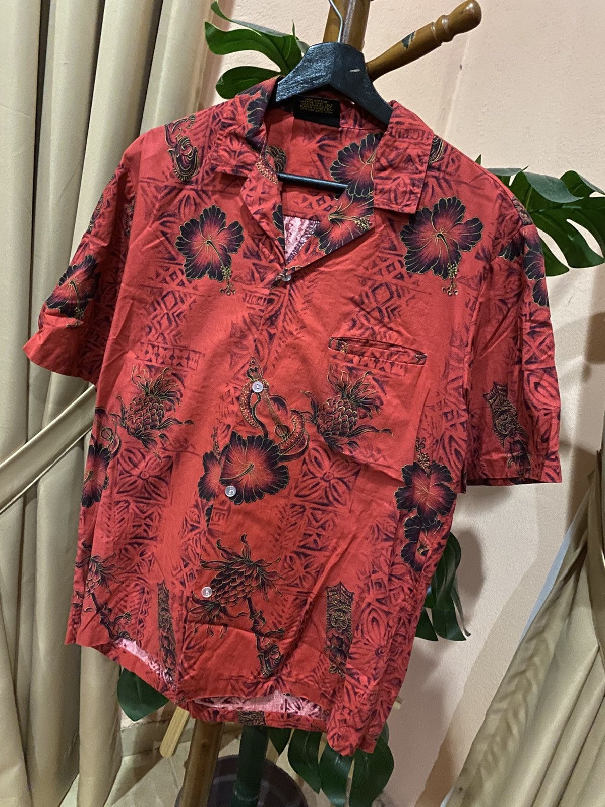Other Vintage Royal Creations Hawaiian Shirt – Red Aloha Print Size US M / EU 48-50 / 2 - 2 Thumbnail